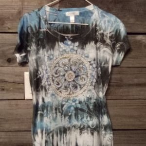 Dressbarn Women's Short sleeved blouse